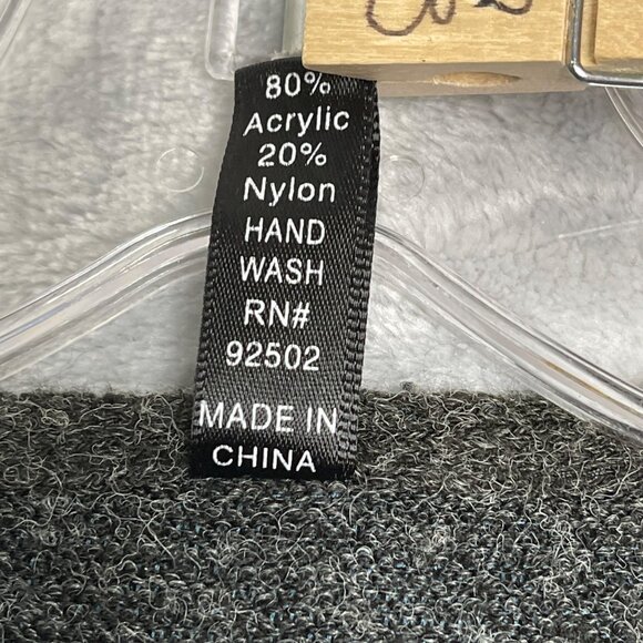 Sacred Threads Tunic Dress Womens S Gray Lagenlook Artsy Boho Knit‎ Sweater - Picture 5 of 9